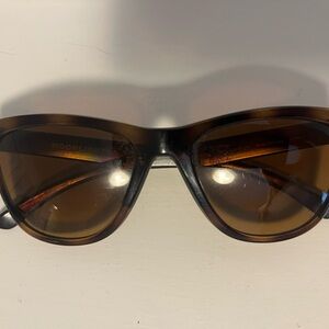 Oakley Women's Tortoiseshell Sunglasses with Brown Lenses